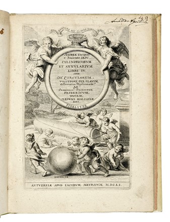  Tacquet Andr� : Cylindricorum et annularium libri IV item De circulorum volutione per planum dissertatio physiomath.ca. [CON:] Cylindricorum et annularium liber quintus addendus ad quatuor priores anno 1651 editos. Scienze tecniche e matematiche  - Auction Books, Autographs and Manuscripts - Libreria Antiquaria Gonnelli - Casa d'Aste - Gonnelli Casa d'Aste