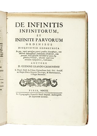  Grandi Guido : Quadratura circuli...  - Asta Libri, autografi e manoscritti - Libreria Antiquaria Gonnelli - Casa d'Aste - Gonnelli Casa d'Aste