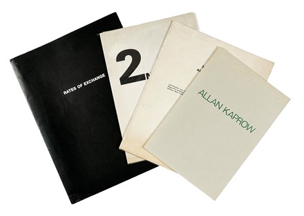  Kaprow Allan : Interessante raccolta di 4 cataloghi di Allan Kaprow. Cataloghi di arte, Fotografia  - Auction Books, Autographs and Manuscripts - Libreria Antiquaria Gonnelli - Casa d'Aste - Gonnelli Casa d'Aste