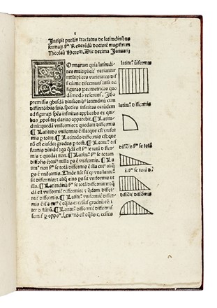  Oresme Nicole : Incipit perutilis tractatus de latitudinibus formarum... Incunabolo, Geometria, Scienze tecniche e matematiche, Collezionismo e Bibliografia, Scienze tecniche e matematiche  - Auction Books, Autographs and Manuscripts - Libreria Antiquaria Gonnelli - Casa d'Aste - Gonnelli Casa d'Aste