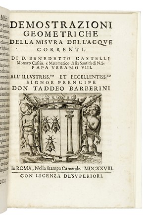  Castelli Benedetto : Delle misure dell'acque correnti... Idrologia  - Auction Books, Autographs and Manuscripts - Libreria Antiquaria Gonnelli - Casa d'Aste - Gonnelli Casa d'Aste