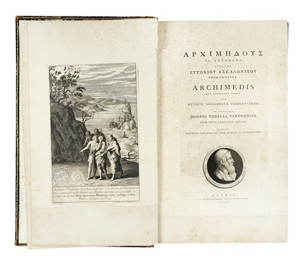  Archimedes, Torelli Giuseppe : [...] Archimedis quae supersunt omnia cum Eutocii Ascalonitae Commentariis... Scienze tecniche e matematiche  - Auction Books, Autographs and Manuscripts - Libreria Antiquaria Gonnelli - Casa d'Aste - Gonnelli Casa d'Aste