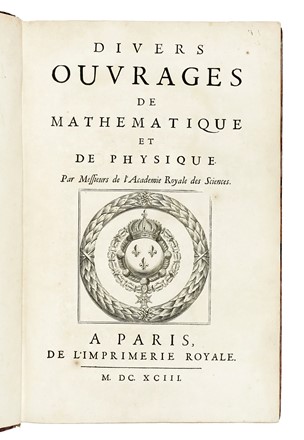Divers ouvrages de mathematique et de physique. Astronomia, Geometria, Fisica, Scienze tecniche e matematiche, Scienze tecniche e matematiche, Scienze tecniche e matematiche  - Auction Books, Autographs and Manuscripts - Libreria Antiquaria Gonnelli - Casa d'Aste - Gonnelli Casa d'Aste