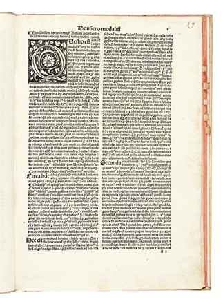  Politi Bassano, Bradwardine Thomas, Oresme Nicole, Pelacani Biagio : Questio de modalibus bassani politi. Tractatus proportionum introductorius ad calculationes fuisset. [...] Tractatus de latitudinibus formarum... Scienze tecniche e matematiche, Legatura, Collezionismo e Bibliografia  - Auction Books, Autographs and Manuscripts - Libreria Antiquaria Gonnelli - Casa d'Aste - Gonnelli Casa d'Aste