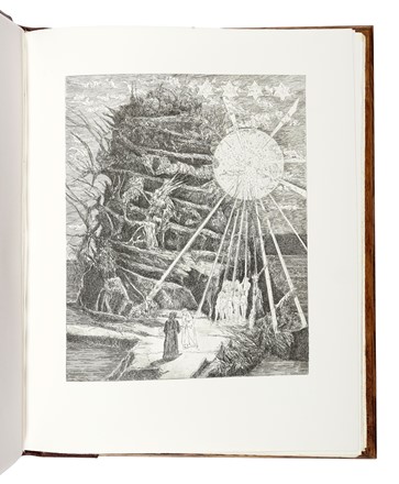  Alighieri Dante : La Divina Commedia nelle incisioni degli Artisti contemporanei. Dantesca, Libro d'Artista, Letteratura, Collezionismo e Bibliografia  Franco Mulas, Renzo Vespignani  (Roma, 1924 - 2001), Giacomo [pseud. di Manzoni Giacomo] Manz�  (Bergamo, 1908 - Roma, 1991), Lino Bianchi Barriviera  (Montebelluna, 1906 - Acilia, 1985), Pietro Annigoni  (Milano, 1910 - Firenze, 1988), Emilio Greco  (Catania, 1913 - Roma, 1995), Giorgio Petrocchi, Giovanni Fallani  - Auction Books, Autographs and Manuscripts - Libreria Antiquaria Gonnelli - Casa d'Aste - Gonnelli Casa d'Aste