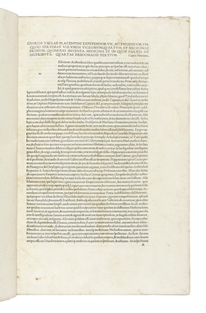  Valla Giorgio : De expetendis, et fugiendis rebus opus...  - Asta Libri, autografi e manoscritti - Libreria Antiquaria Gonnelli - Casa d'Aste - Gonnelli Casa d'Aste