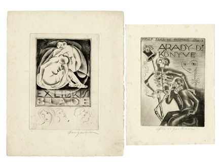  Michel Fingesten  (Buczkowitz, 1883 - Cerisano, 1943) : Lotto composto di 3 incisioni.  - Asta Arte Antica, Moderna e Contemporanea [parte II] - Libreria Antiquaria Gonnelli - Casa d'Aste - Gonnelli Casa d'Aste