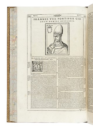  Chac�n Alfonso : Vitae, et res gestae pontificum Romanorum [...] Tomus primus (-quartus).  - Auction Books, Autographs and Manuscripts - Libreria Antiquaria Gonnelli - Casa d'Aste - Gonnelli Casa d'Aste