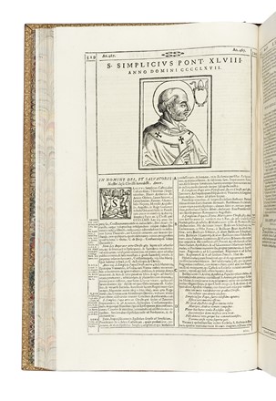  Chac�n Alfonso : Vitae, et res gestae pontificum Romanorum [...] Tomus primus (-quartus).  - Auction Books, Autographs and Manuscripts - Libreria Antiquaria Gonnelli - Casa d'Aste - Gonnelli Casa d'Aste