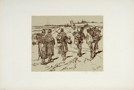  Giovanni Fattori  (Livorno, 1825 - Firenze, 1908) : 20 ricordi dal vero.  - Auction Arte Antica, Moderna e Contemporanea [parte II] - Libreria Antiquaria Gonnelli - Casa d'Aste - Gonnelli Casa d'Aste
