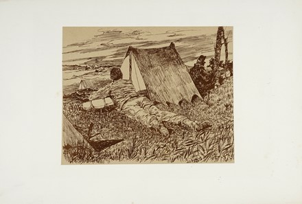  Giovanni Fattori  (Livorno, 1825 - Firenze, 1908) : 20 ricordi dal vero.  - Auction Arte Antica, Moderna e Contemporanea [parte II] - Libreria Antiquaria Gonnelli - Casa d'Aste - Gonnelli Casa d'Aste