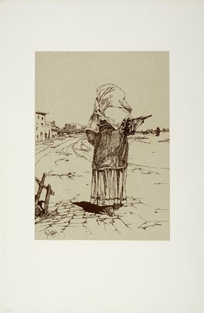  Giovanni Fattori  (Livorno, 1825 - Firenze, 1908) : 20 ricordi dal vero.  - Auction Arte Antica, Moderna e Contemporanea [parte II] - Libreria Antiquaria Gonnelli - Casa d'Aste - Gonnelli Casa d'Aste