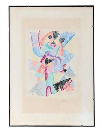  Gino Severini  (Cortona, 1883 - Parigi, 1966) : Arlecchino.  - Auction Arte Antica, Moderna e Contemporanea [parte II] - Libreria Antiquaria Gonnelli - Casa d'Aste - Gonnelli Casa d'Aste