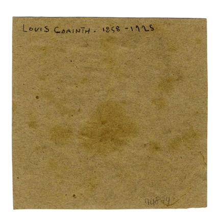  Lovis Corinth  (Tapiau, 1858 - Zandvoort, 1925) [attribuito a] : Ritratto maschile con cappello.  - Asta Arte Antica, Moderna e Contemporanea [parte II] - Libreria Antiquaria Gonnelli - Casa d'Aste - Gonnelli Casa d'Aste