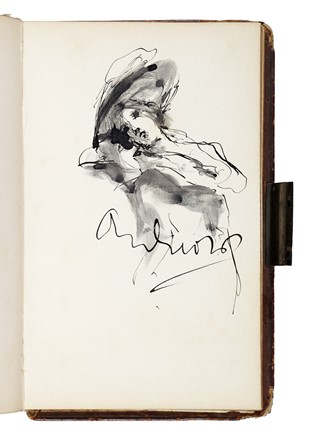 Raccolta di circa 30 tra lettere, cartoline, biglietti e firme di personaggi dell'ambito dell'arte e ambito politico (pittori, musicisti, letterati ecc.). Insieme anche un album con altre lettere e 2 piccoli libri con firme autografe. Storia, Storia, Diritto e Politica  - Auction Libri, Autografi e Manoscritti - Libreria Antiquaria Gonnelli - Casa d'Aste - Gonnelli Casa d'Aste