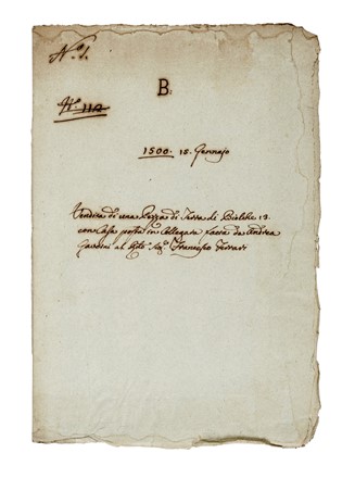 Raccolta di 15 documenti pergamenacei e 2 cartacei.  - Asta Libri, Autografi e Manoscritti - Libreria Antiquaria Gonnelli - Casa d'Aste - Gonnelli Casa d'Aste