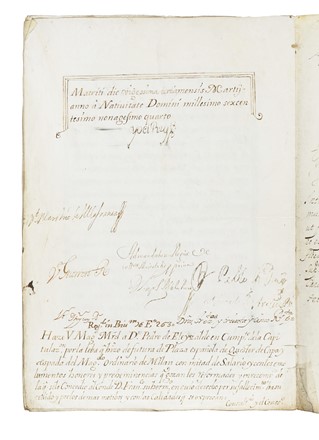 Atto regio di Carlo II di Spagna, detto lo Stregato, afferente al Ducato di Milano. Storia, Storia, Diritto e Politica  - Auction Libri, Autografi e Manoscritti - Libreria Antiquaria Gonnelli - Casa d'Aste - Gonnelli Casa d'Aste