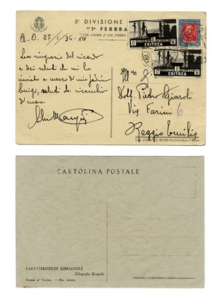  Autori vari : Lotto composto di 14 cartoline incise.  Giulio Aristide Sartorio  (Roma, 1860 - 1932), Marcello Dudovich  (Trieste, 1878 - Milano, 1962)  - Asta Arte Antica, Moderna e Contemporanea [parte II] - Libreria Antiquaria Gonnelli - Casa d'Aste - Gonnelli Casa d'Aste