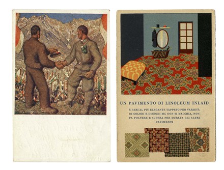  Autori vari : Lotto composto di 14 cartoline incise.  Giulio Aristide Sartorio  (Roma, 1860 - 1932), Marcello Dudovich  (Trieste, 1878 - Milano, 1962)  - Asta Arte Antica, Moderna e Contemporanea [parte II] - Libreria Antiquaria Gonnelli - Casa d'Aste - Gonnelli Casa d'Aste