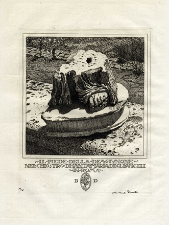  Benvenuto Disertori  (Trento, 1887 - Milano, 1969) : Lotto composto di 2 incisioni.  - Auction Arte Antica, Moderna e Contemporanea [parte II] - Libreria Antiquaria Gonnelli - Casa d'Aste - Gonnelli Casa d'Aste