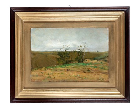  Lorenzo Delleani  (Pollone Biellese, 1840 - Torino, 1908) : Valcava, Fubine.  - Asta Arte Antica, Moderna e Contemporanea [parte II] - Libreria Antiquaria Gonnelli - Casa d'Aste - Gonnelli Casa d'Aste