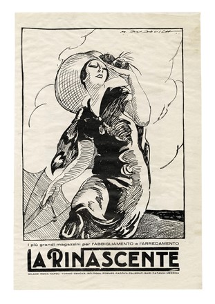 Lotto composto di 7 stampe.  Marcello Dudovich  (Trieste, 1878 - Milano, 1962), Luigi (Gino) Boccasile  (Bari, 1901 - Milano, 1952)  - Asta Arte Antica, Moderna e Contemporanea [parte II] - Libreria Antiquaria Gonnelli - Casa d'Aste - Gonnelli Casa d'Aste