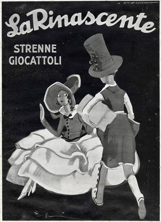 Lotto composto di 7 stampe.  Marcello Dudovich  (Trieste, 1878 - Milano, 1962), Luigi (Gino) Boccasile  (Bari, 1901 - Milano, 1952)  - Asta Arte Antica, Moderna e Contemporanea [parte II] - Libreria Antiquaria Gonnelli - Casa d'Aste - Gonnelli Casa d'Aste