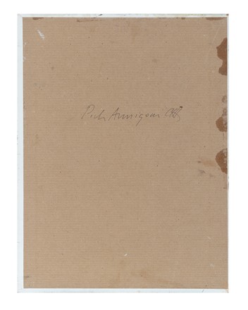  Pietro Annigoni  (Milano, 1910 - Firenze, 1988) : Autoritratto.  - Asta Arte Antica, Moderna e Contemporanea [parte II] - Libreria Antiquaria Gonnelli - Casa d'Aste - Gonnelli Casa d'Aste