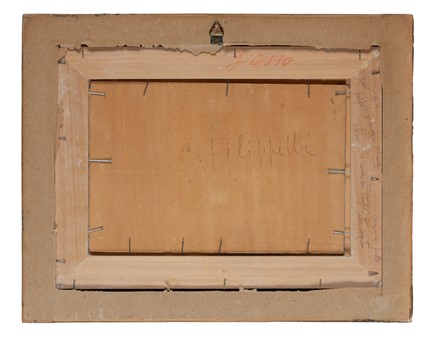  Cafiero Filippelli  (Livorno, 1889 - 1973) : Tre figure in interno.  - Asta Arte Antica, Moderna e Contemporanea [parte II] - Libreria Antiquaria Gonnelli - Casa d'Aste - Gonnelli Casa d'Aste