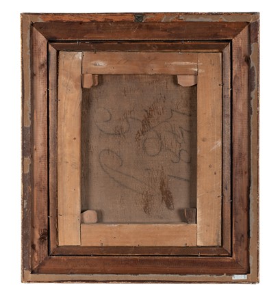  Giuseppe Palizzi  (Lanciano, 1812 - Parigi, 1888) : Ritratto di anziana con pizzo e fiocchi rosa.  - Asta Arte Antica, Moderna e Contemporanea [parte II] - Libreria Antiquaria Gonnelli - Casa d'Aste - Gonnelli Casa d'Aste
