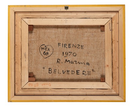  Rodolfo Marma  (Firenze, 1923 - 1998) : Belvedere.  - Asta Arte Antica, Moderna e Contemporanea [parte II] - Libreria Antiquaria Gonnelli - Casa d'Aste - Gonnelli Casa d'Aste