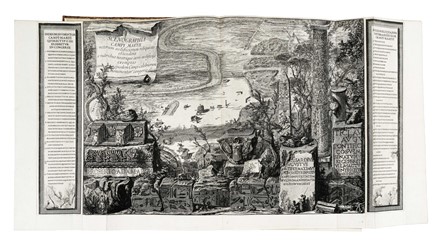  Giovanni Battista Piranesi  (Mogliano Veneto, 1720 - Roma, 1778) : Ioannis Baptistae Piranesii Antiquariorum Regiae Societatis Londinensis Socii  / Campus Martius Antiquae Urbis / Romae MDCCLXII.  - Asta Arte Antica, Moderna e Contemporanea [parte I] - Libreria Antiquaria Gonnelli - Casa d'Aste - Gonnelli Casa d'Aste