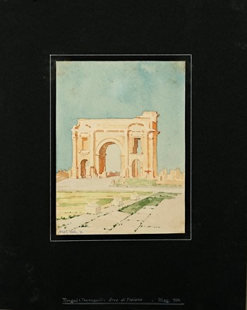  Giuseppe Balbo  (1891 - 1979) : Album di 24 disegni dal Grand Tour in Algeria.  - Asta Arte Antica, Moderna e Contemporanea [parte II] - Libreria Antiquaria Gonnelli - Casa d'Aste - Gonnelli Casa d'Aste