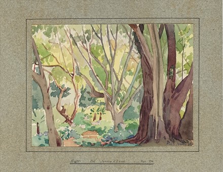  Giuseppe Balbo  (1891 - 1979) : Album di 24 disegni dal Grand Tour in Algeria.  - Asta Arte Antica, Moderna e Contemporanea [parte II] - Libreria Antiquaria Gonnelli - Casa d'Aste - Gonnelli Casa d'Aste