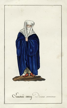  Jean Baptiste Barla  (1817 - 1896) : Lotto composto di 12 bozzetti costumistici militari orientali.  - Asta Arte Antica, Moderna e Contemporanea [parte II] - Libreria Antiquaria Gonnelli - Casa d'Aste - Gonnelli Casa d'Aste