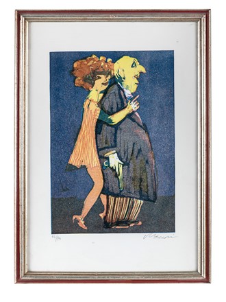  Mino Maccari  (Siena, 1898 - Roma, 1989) : Lotto composto di 2 incisioni.  - Asta Arte Antica, Moderna e Contemporanea [parte II] - Libreria Antiquaria Gonnelli - Casa d'Aste - Gonnelli Casa d'Aste