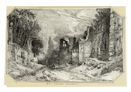  Friedrich August Elsasser  (Berlino, 1810 - Roma, 1845) : Lotto composto di 4 disegni a tema architettonico.  - Asta Arte Antica, Moderna e Contemporanea [parte II] - Libreria Antiquaria Gonnelli - Casa d'Aste - Gonnelli Casa d'Aste