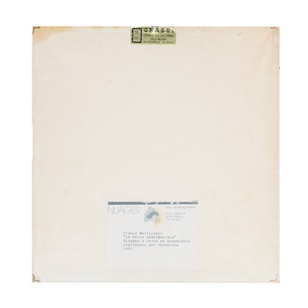  Franco Matticchio  (1957, ) : La bella addormentata.  - Auction Arte Antica, Moderna e Contemporanea [parte II] - Libreria Antiquaria Gonnelli - Casa d'Aste - Gonnelli Casa d'Aste