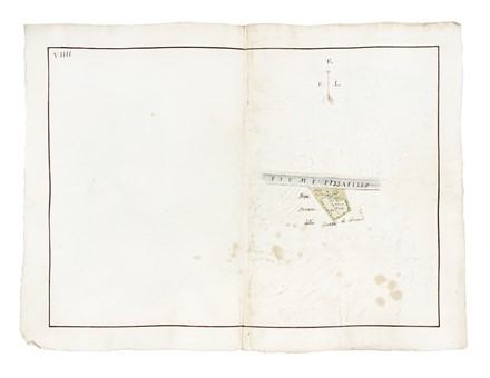  Domenico Maria Viaggi  (perito agrimensore a Bologna, ) [attribuito a] : Regesto e dieci cabrei della tenuta detta La Cagnona del Marchese Scipione Capponi nel comprensorio savignanese.  - Auction Arte Antica, Moderna e Contemporanea [parte I] - Libreria Antiquaria Gonnelli - Casa d'Aste - Gonnelli Casa d'Aste