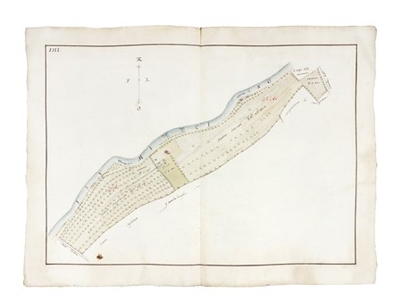  Domenico Maria Viaggi  (perito agrimensore a Bologna, ) [attribuito a] : Regesto e dieci cabrei della tenuta detta La Cagnona del Marchese Scipione Capponi nel comprensorio savignanese.  - Auction Arte Antica, Moderna e Contemporanea [parte I] - Libreria Antiquaria Gonnelli - Casa d'Aste - Gonnelli Casa d'Aste
