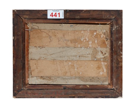  Barth�lemy Menn  (Ginevra, 1815 - 1893) : Paesaggio fluviale con figure.  - Asta Arte Antica, Moderna e Contemporanea [parte II] - Libreria Antiquaria Gonnelli - Casa d'Aste - Gonnelli Casa d'Aste