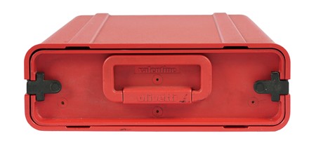  Ettore Sottsass  (Innsbruck, 1917 - Milano, 2007) : Macchina da scrivere Valentine per Olivetti.  - Asta Arte Antica, Moderna e Contemporanea [parte II] - Libreria Antiquaria Gonnelli - Casa d'Aste - Gonnelli Casa d'Aste