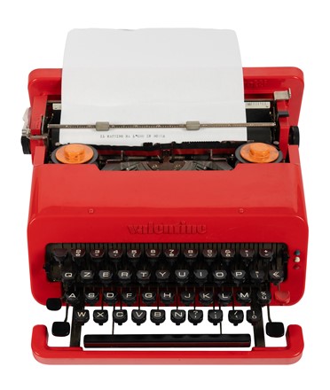  Ettore Sottsass  (Innsbruck, 1917 - Milano, 2007) : Macchina da scrivere Valentine per Olivetti.  - Asta Arte Antica, Moderna e Contemporanea [parte II] - Libreria Antiquaria Gonnelli - Casa d'Aste - Gonnelli Casa d'Aste
