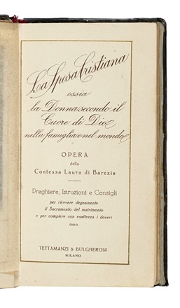 La sposa Cristiana...  - Asta Libri, Autografi e Manoscritti - Libreria Antiquaria Gonnelli - Casa d'Aste - Gonnelli Casa d'Aste