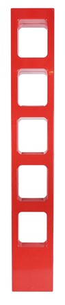  Paolo Orlandini e Roberto Lucci  (1968) : Scala pieghevole modello Scaleo.  Paolo Orlandini  (Grosseto, 1941), Roberto Lucci  (Milano, 1942)  - Asta Arte Antica, Moderna e Contemporanea [parte II] - Libreria Antiquaria Gonnelli - Casa d'Aste - Gonnelli Casa d'Aste