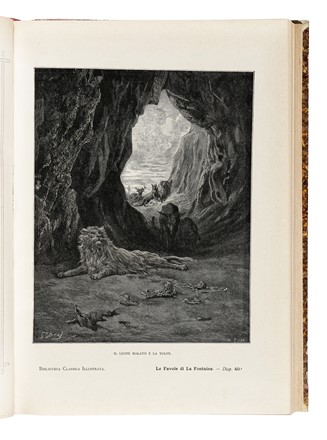  La Fontaine Jean (de) : Le favole di La Fontaine illustrate da Gustavo Dor�...  Gustave Dor�  (Strasbourg, 1832 - Paris, 1883)  - Asta Libri, Autografi e Manoscritti - Libreria Antiquaria Gonnelli - Casa d'Aste - Gonnelli Casa d'Aste