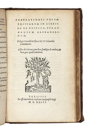  Varro Marcus Terentius : Libri de re rustica... Agricoltura, Storia, Scienze naturali, Storia, Diritto e Politica  Marcus Porcius Cato, Pietro Vettori  - Auction Libri, Autografi e Manoscritti - Libreria Antiquaria Gonnelli - Casa d'Aste - Gonnelli Casa d'Aste