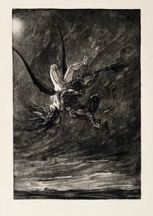  F�licien Rops  (Namur, 1833 - Essonnes, 1898) : Lotto composto di 3 incisioni dalla cartella Les Sataniques.  - Asta Arte Antica, Moderna e Contemporanea [parte II] - Libreria Antiquaria Gonnelli - Casa d'Aste - Gonnelli Casa d'Aste