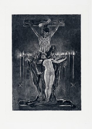  F�licien Rops  (Namur, 1833 - Essonnes, 1898) : Lotto composto di 3 incisioni dalla cartella Les Sataniques.  - Asta Arte Antica, Moderna e Contemporanea [parte II] - Libreria Antiquaria Gonnelli - Casa d'Aste - Gonnelli Casa d'Aste