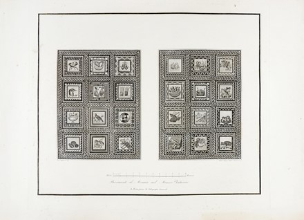  Filippo Troiani  (notizie 1830-1864, ) : Mosaico della Palestra delle Terme di Caracalla, noto anche come La Scuola degli Atleti e tavole di mosaici trovati a Palestrina e a Tor Marancio.  - Asta Arte Antica, Moderna e Contemporanea [parte I] - Libreria Antiquaria Gonnelli - Casa d'Aste - Gonnelli Casa d'Aste